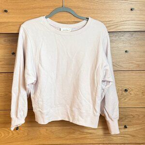 American Vintage Pale Pink Cropped Sweatshirt XS/S